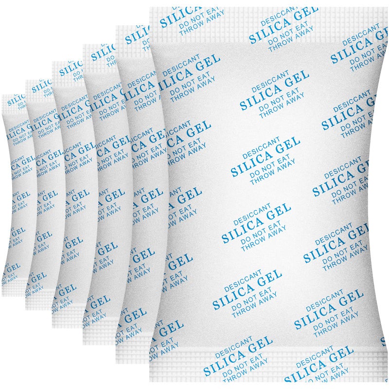 SurpOxyLoc 50 Gram10Packs Food Grade Silica Gel Packs Dessicant Packets for Moisture ControlCobalt Chloride Free Moisture Absorbers for Food Storage